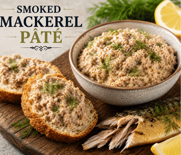 Smoked Mackerel Pâté: Complete Guide to a Creamy, Smoky Seafood Dip Made with Fresh Herbs, Lemon, Cream Cheese, and Flaky Smoked Mackerel for an Easy, Healthy, High-Protein Homemade Appetizer