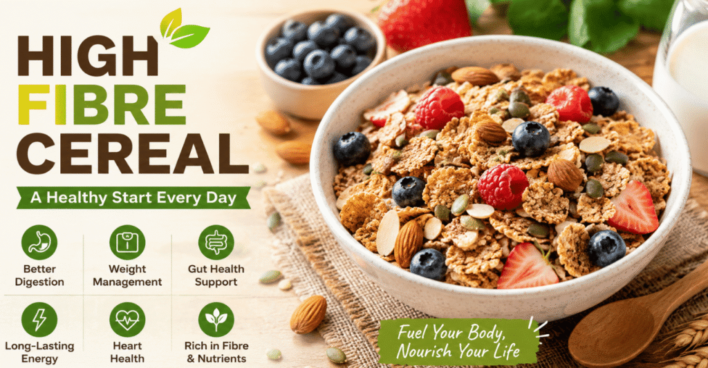 High-Fiber Cereal: Complete Guide to a Healthy Breakfast for Better Digestion, Weight Management, Gut Health Support, and Long-Lasting Energy Throughout the Day 