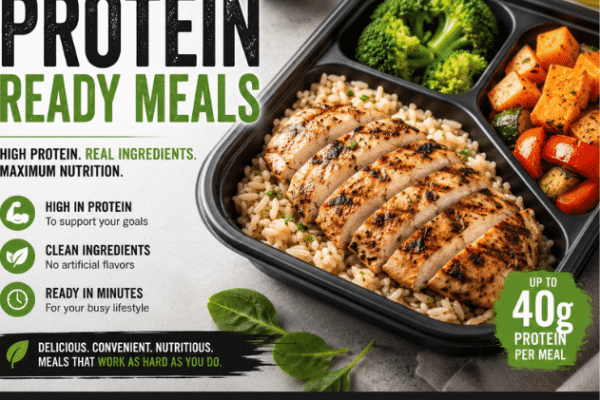 Protein-Ready Meals: Complete Guide to Healthy, Quick, and Convenient High-Protein Food Options for Weight Loss, Muscle Growth, Better Energy, and Busy Lifestyles
