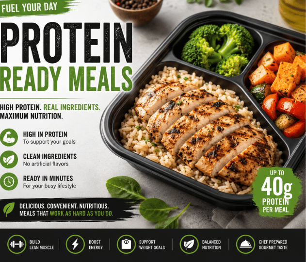 Protein-Ready Meals: Complete Guide to Healthy, Quick, and Convenient High-Protein Food Options for Weight Loss, Muscle Growth, Better Energy, and Busy Lifestyles