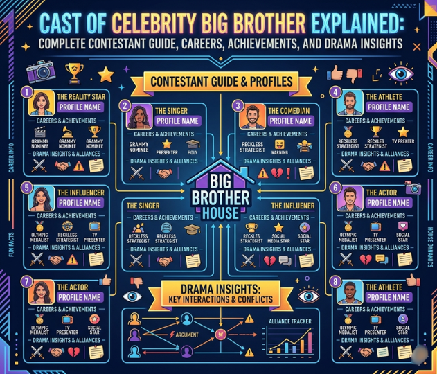 Cast of Celebrity Big Brother Explained: Complete Contestant Guide, Careers, Achievements, and Drama Insights