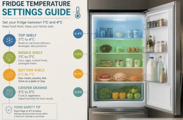 Fridge Temperature UK: The Complete 0–5°C Guide to Safe Food Storage, Ideal Fridge Settings, and 1–5 Temperature Dials