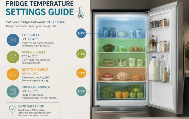 Fridge Temperature UK: The Complete 0–5°C Guide to Safe Food Storage, Ideal Fridge Settings, and 1–5 Temperature Dials