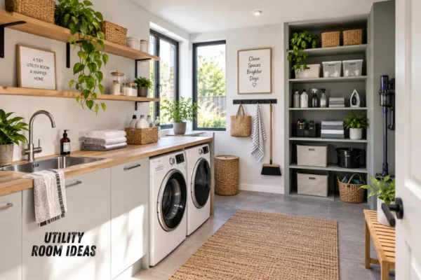 Utility Room Ideas for UK Homes: Smart Storage, Drying, and Layout Solutions