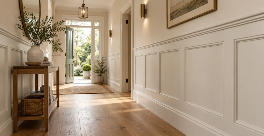 Does Panelling Make a Hallway Look Smaller?