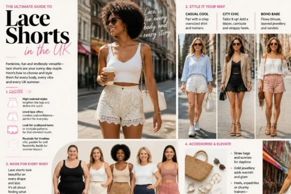 Lace Shorts in the UK: How to Choose, Style and Wear Them with Confidence