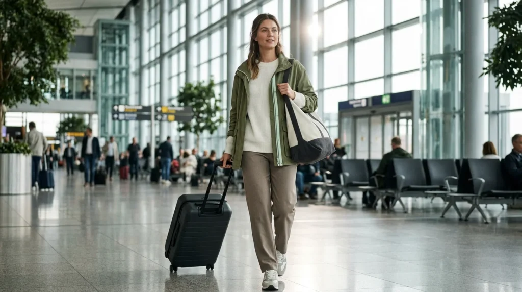 Airport Outfits for Long-Haul Flights